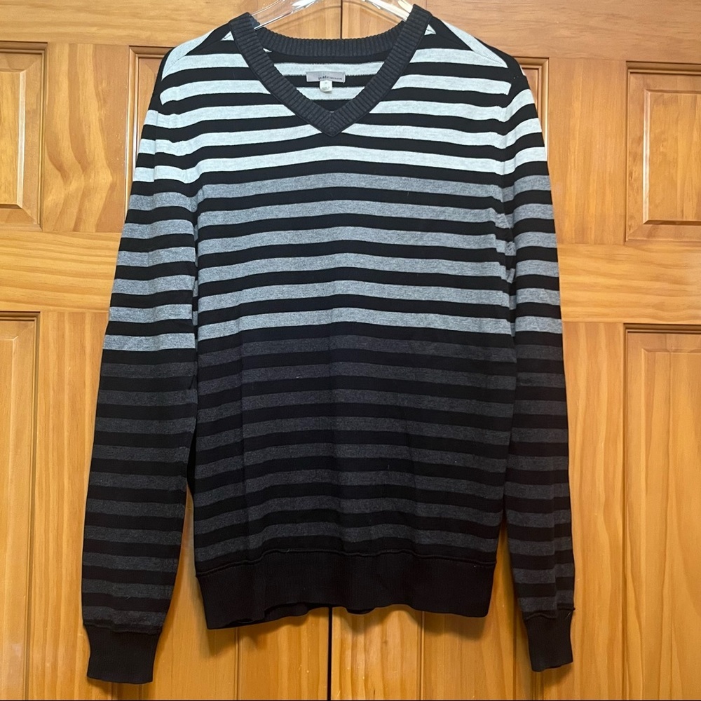Public Opinion Striped Ombré Sweater Size Medium